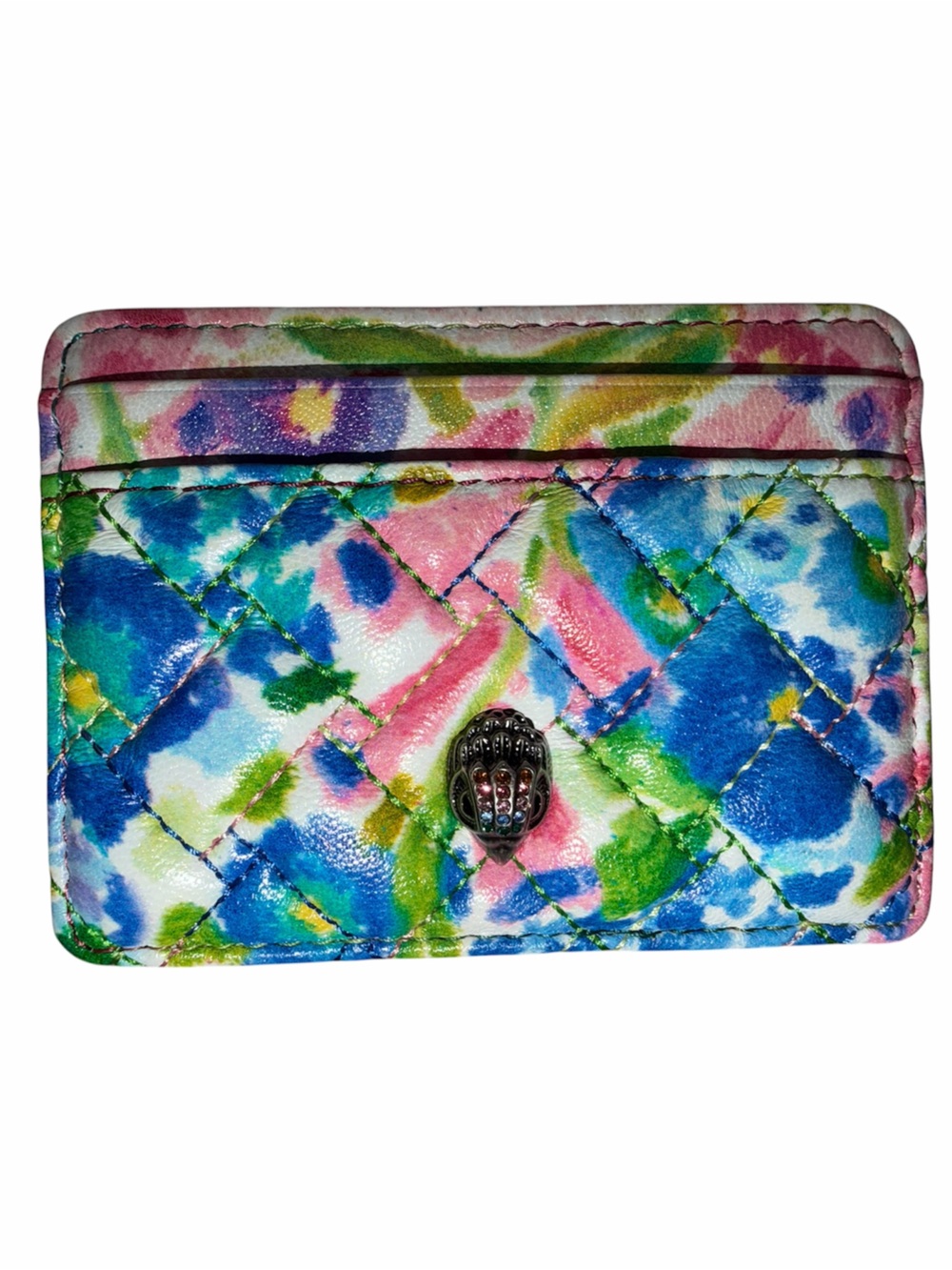 Kurt Geiger London Floral Couture Kensington Floral Couture Leather Card Holder